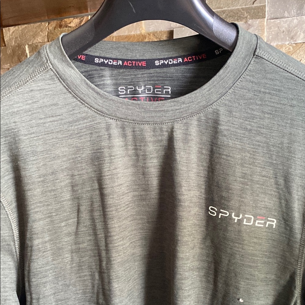 NEW W TAGS - Spyder dark green Long Sleeve Tees for Everyday Comfort